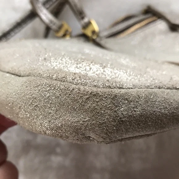 Fossil shimmer metallic Leather small Crossbody - Picture 11 of 13